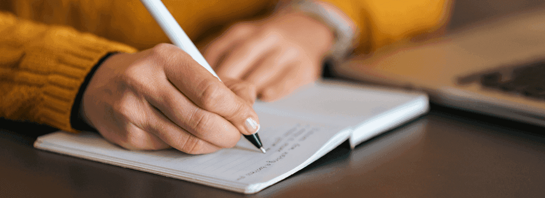 Kandydat zapisuje pytania do rekrutera